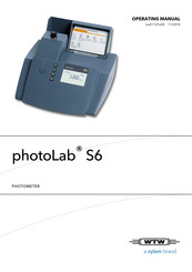 Xylem wtw photoLab S6 Operating Manual