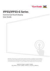 ViewSonic IFP6533-G User Manual