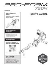iFIT PRO-FORM 750R User Manual