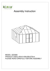 klover GE2606 Assembly Instruction Manual