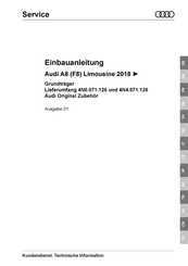 Audi 4N4.071.126 Installation Instructions Manual