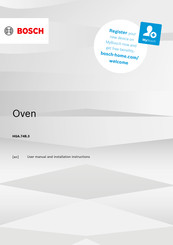Bosch HQA 74B 3 Series User Manual And Installation Instructions
