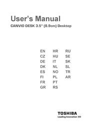Toshiba CANVIO DESK User Manual