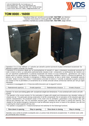 vds TOM 16000 Quick Start Manual