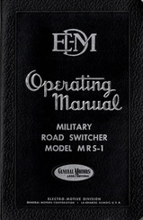 EMD MRS-1 Operating Manual