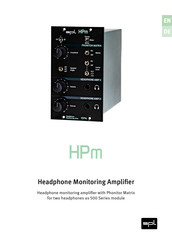 SPL HPM Manual