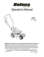 Bolens 550 Operator's Manual