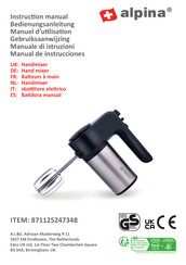 Alpina HM9106DA-GS Instruction Manual