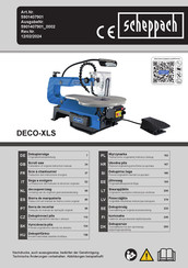 Scheppach DECO-XLS Instruction Manual