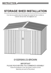ALAULM 01SSR8X6-23-BROWN Instructions Manual