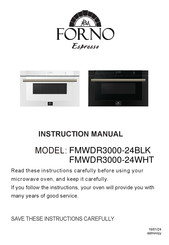 Forno FMWDR3000-24BLK Instruction Manual
