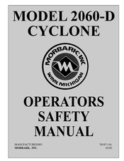 Morbark 2060-D CYCLONE Operators Safety Manual