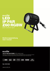 EuroLite LED IP PAR Z60 RGBW User Manual