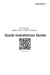 PROCET PT-PGC-AF Quick Installation Manual
