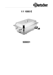 Bartscher 1/1 1000 E Manual
