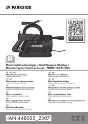 Parkside PHDM 110 A1 Mini Translation Of The Original Instructions