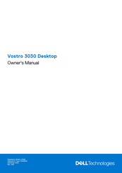 Dell Vostro 3030 Owner's Manual