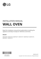 LG PrintProof WSES4728 Series Installation Manual