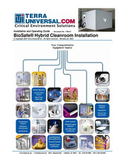 Terra Universal BioSafe Hybrid Cleanroom Installation And Operating Manual