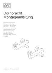 Dornbracht 33 200 832 Series Installation Instructions Manual