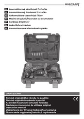 Worcraft PROFESSIONAL CHD-S20LiWB Instruction Manual