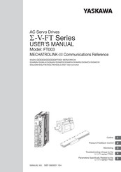 YASKAWA SGDV-170 2 FT003 Series User Manual