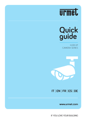 urmet domus H.265 IP Camera Series Quick Start Manual