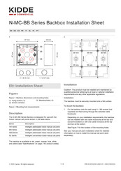 Kidde N-MC-BB Series Installation Manual