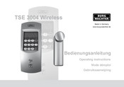 Burg Wächter TSE 3004 Wireless Operating Instructions Manual