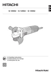 Hitachi Koki G12SS2 Handling Instructions Manual