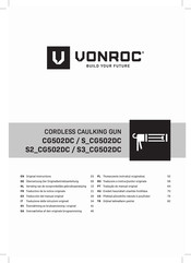 VONROC S2 CG502DC Original Instructions Manual