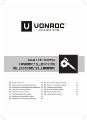 VONROC S2 LB503DC Original Instructions Manual