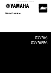 Yamaha SXV70G Service Manual