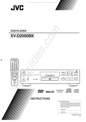 JVC XV-2000BK Instructions Manual