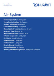 DURAVIT 700430HC0000000 Operating Instructions Manual