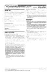MG R7D-DC8E Instruction Manual
