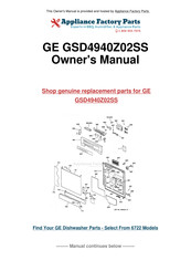 GE Profile GSD4610 Owner's Manual