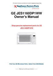 GE JES1160 Owner's Manual