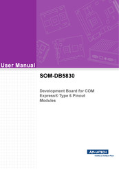 Advantech SOM-DB5830-00A1 User Manual