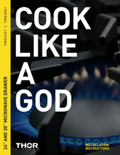 Thor Kitchen TMD3001 Installation Instructions Manual
