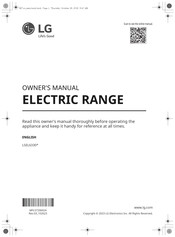LG LSEL6330 Series Owner's Manual