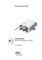 ELTEX BASE IONIZER ES53 Operating Instructions Manual