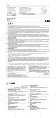 ABB EF65 Installation Instructions