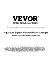 VEVOR ASC-100 Original Instruction