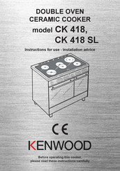 Kenwood CK 418 Instructions For Use Manual