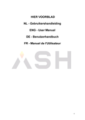 Ash Cosy User Manual