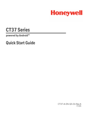 Honeywell CT37XIN Quick Start Manual