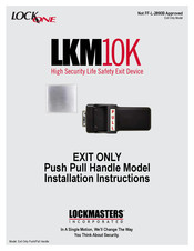LockMasters LOCKONE LKM10K Installation Instructions Manual