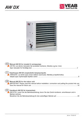 VEAB AW DX22 Manual