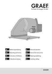 Graef S52200 Operating Instructions Manual